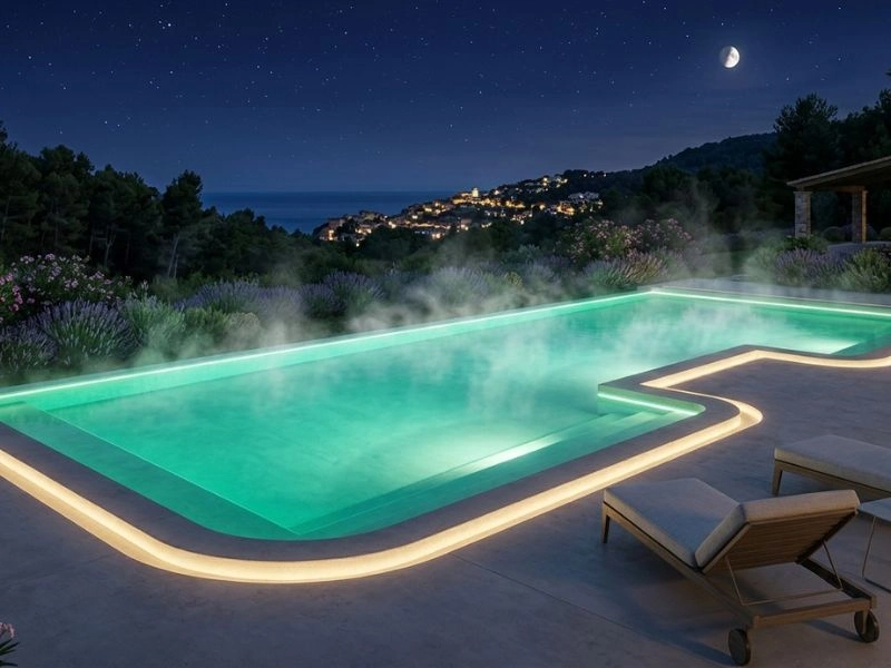 piscina climatizada caliente badalona